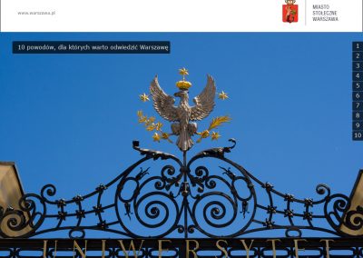 Oprogramowanie infokiosków - miasto Warszawa